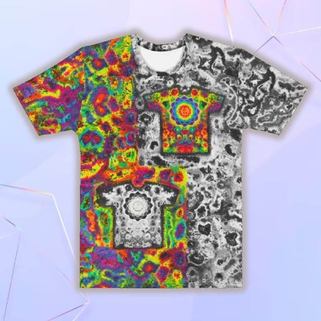 "Dual Shirtception" Print Hoodie Sweatshirt